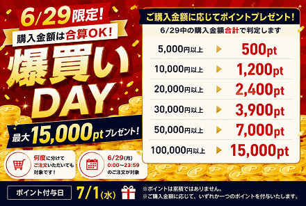 6/29����!!����15,000pts�Ը������㤤DAY!!1